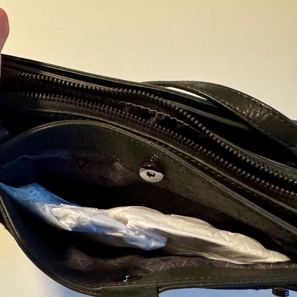 Botkier Warren City‎ Crossbody Bag Black Leather NWT Studded Purse $228 - Picture 11 of 15